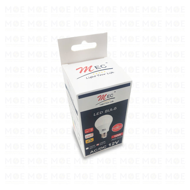 Mec LED Lamp DayLight E27 10W 12V DC | A60 | لمبة ليد برم دايلايت