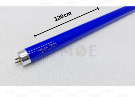 Fluorescent Tube Lamp Blue T8 120cm 40W | F40T8 | لمبة فلورسنت تيوب ازرق مطلي