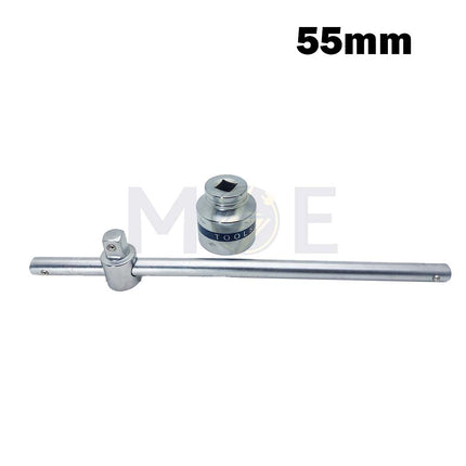 Hexagonal Socket 55mm With Square Drive 3/4"