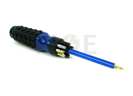Illuminated Magnetic Screwdriver With Light & With 5 Assorted Bits & Telescopic Magnetic ROD | JM-8-1969