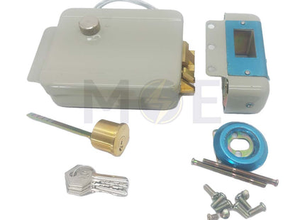Electric Control Lock with Adapter and 2 Remote Controls