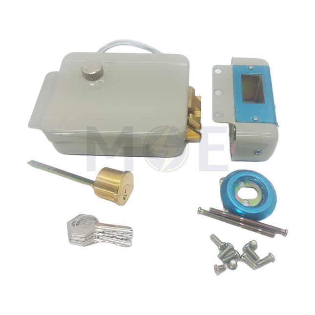Electric Control Lock with Adapter and 2 Remote Controls