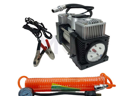 Air Compressor 2-Cylinder 12V DC منفخ هواء بطارية