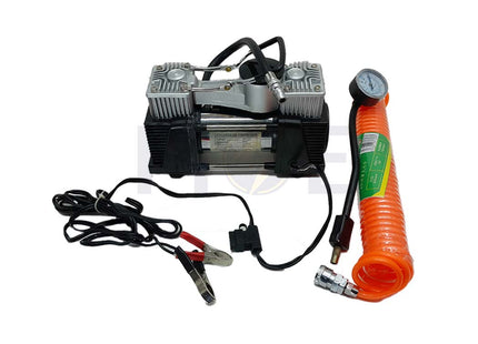 Air Compressor 2-Cylinder 12V DC منفخ هواء بطارية