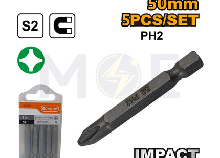 Tactix Impact Screwdriver Bit PH2 Aa 50mm | 450323