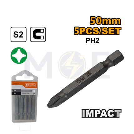 Tactix Impact Screwdriver Bit PH2 Aa 50mm | 450323