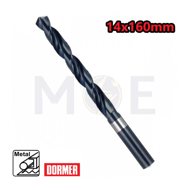 Dormer A100 HSS Metal Drill Bit 14mm (TL:160mm , WL:108mm) | A10014.0