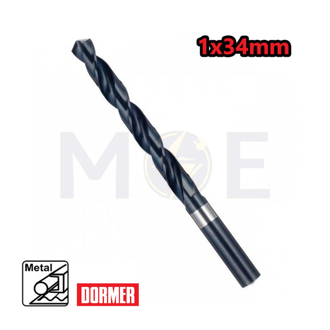 Dormer A100 HSS Metal Drill Bit 1mm (TL:34mm , WL:12mm) | A1001.0