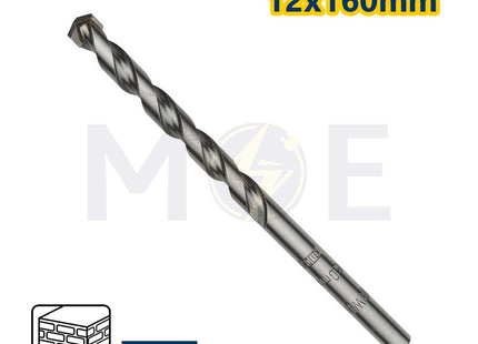 Irwin Masonry Drill Bit 12mm (TL:160mm , WL:105mm)