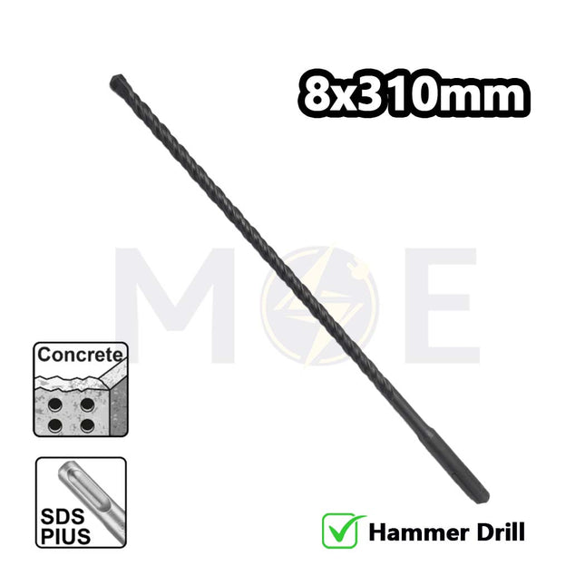 Ultra SDS Plus Hammer Drill Bit 8mm (TL310mm , WL250mm)
