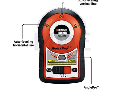 Black&Decker BULLSEYE Auto-Leveling Laser With AnglePro | BDL170