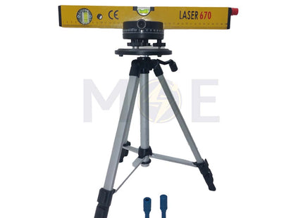 Self-Leveling Line Laser 670 30mt With Tripod| 670
