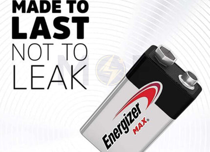 Energizer Battery Alkaline Max 9V | 6LF22
