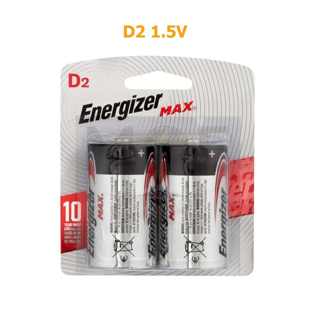 Energizer Battery Alkaline Big Size D2 1.5V  D2-LR20
