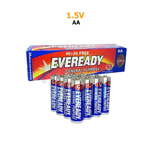 Eveready Battery Carbon Zinc Standard AA 1.5V | AA-915 SW4 R6S