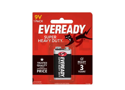 Eveready Battery Carbon Zinc Super Heavy Duty 9V | 6LF22