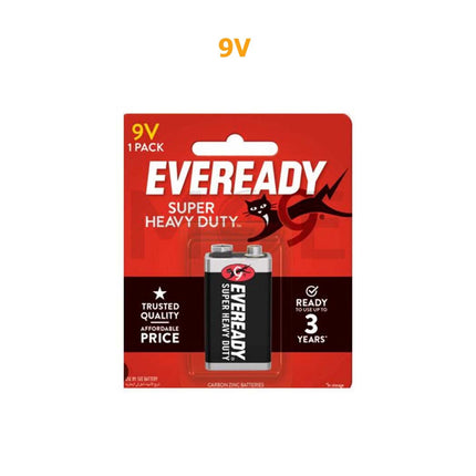 Eveready Battery Carbon Zinc Super Heavy Duty 9V | 6LF22