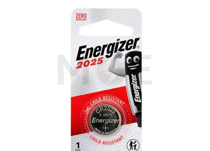 Energizer Battery Button/Coin Cell Lithium CR2025 3V