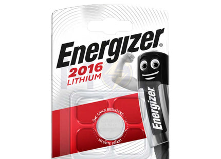 Energizer Battery Button/Coin Cell Lithium CR2016 3V