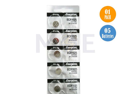 Energizer Battery Button/Coin Cell Lithium CR1025 3V