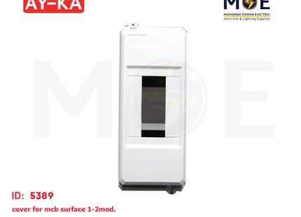 AY-KA Cover for MCB Surface Mount 1-2module | 66 200 00 | غطاء دجنتور تركي مفرد مجوز