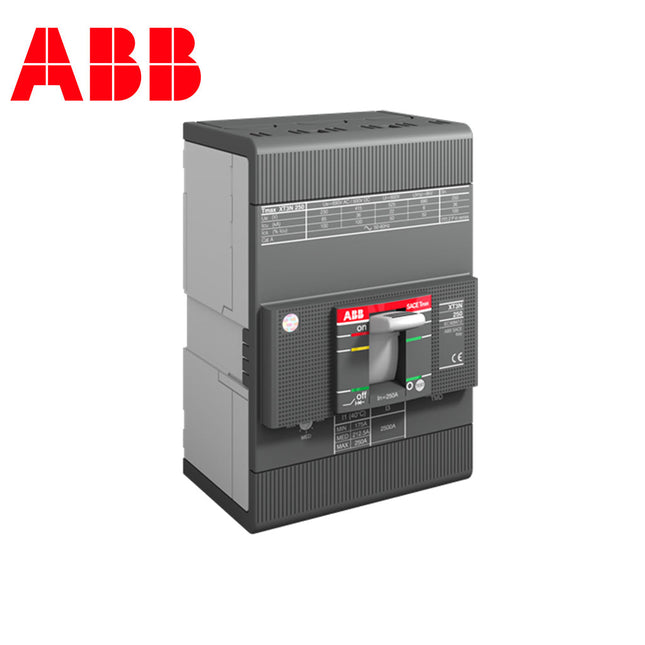 ABB MCCB XT3N 250 TMD 250A-2500 3P 36KA F-F Fix | 1SDA068059R1