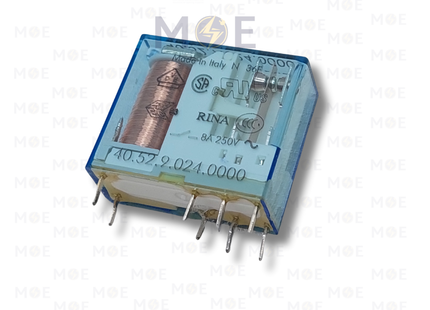 Finder Mini Miniature Relay 2CO 24V DC 8Pin | 40.52.9.024.0000 | ريليه ميني