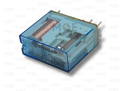 Finder Mini Miniature Relay 2CO 24V DC 8Pin | 40.52.9.024.0000 | ريليه ميني
