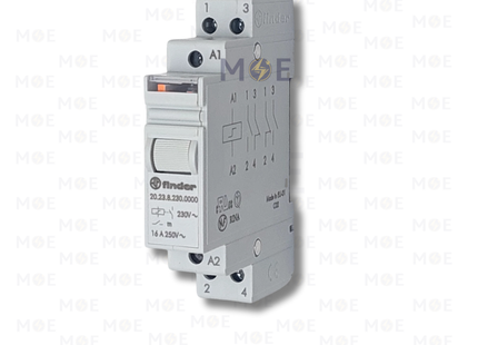 Finder Modular Step Relay / Telerruptor 1NO+1NC 16A 250V | 20.23.8.230 | تيليربتور