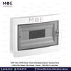 Viko IP40 Flush Mount Distribution Board Smoked Door 310x210x74mm 1Rx12module 12module | 90912012-veko12dm