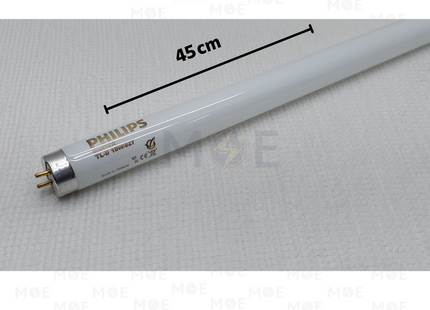 Philips Fluorescent Tube Lamp WarmWhite 827 T8 45cm 15W | C400-064 | لمبة فلورسنت تيوب ورم وايت