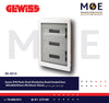 Gewiss IP40 Flush Mount Distribution Board Smoked Door 465x680x95mm 3Rx18module 54module | GWS-40610