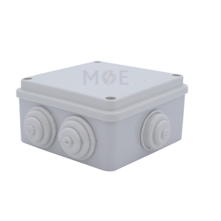 CetinKaya IP65 Surface distribution mounting box Rectangle With Cable Gland 190x145x80mm | CP 1052 | علبة مربعة ظاهرة مع جوان