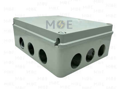 CetinKaya IP65 Surface distribution mounting box Rectangle With Cable Gland 250x200x90mm | CP 1053 | علبة مربعة ظاهرة مع جوان
