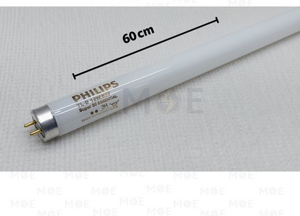 Philips Fluorescent Tube Lamp TL-D Super 80 Essential WarmWhite 827 T8 60cm 18W | C400-049 | لمبة فلورسنت تيوب ورم وايت