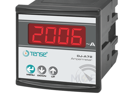 Tense Ammeter Digital Panel Mount 100mA-5A 150-265V AC 7x7cm | DJ-A72 | ساعة امبير على خزانة