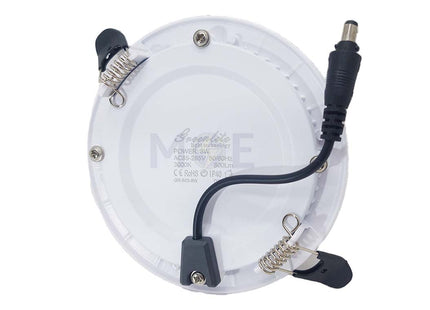 Greenlite LED Downlight/ Panel Light White Ceiling Flush Mounted Circular WarmWhite 10.5 cm 8W | GR-803-8W