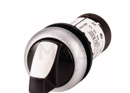 EATON 3 Position Selector Switch 2NO 2P 22mm 4A 230V 1-0-2 | C22-WRK3-K20E-132548 | مفتاح