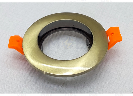 CuperLight Downlight / Spotlight Frame MR16 Bronze Recessed Fix Circular 6cm | 601R AB | سبوت فارغ مدور مخفي برونز ثابت