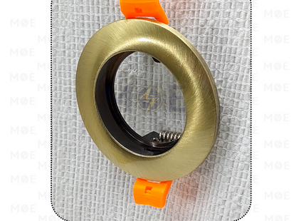 CuperLight Downlight / Spotlight Frame MR16 Bronze Recessed Fix Circular 6cm | 601R AB | سبوت فارغ مدور مخفي برونز ثابت
