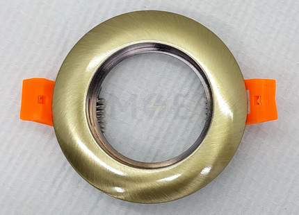 CuperLight Downlight / Spotlight Frame MR16 Bronze Recessed Fix Circular 6cm | 601R AB | سبوت فارغ مدور مخفي برونز ثابت