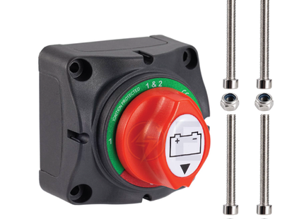 Battery Selector Switch / Disconnector Isolator DC 12-48V 300-1000A | YMASTER BATTERY | مفتاح عازل للبطارية