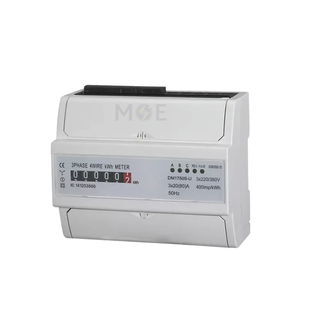 CuperA+ Three Phase Energy Meter KwH 230V AC 50Hz 100A 7module | DM1750S-U | عداد كيلو وات سكة عريض ثلاثة فاز