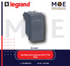 Legrand Vela 2Way Switch Anthracite / Dark Gray / Black  250V 1P 10A 1module | 11683077