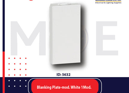 Legrand Vela Blanking Plate/ module White 1module | 011687050 | سدة مفردة ابيض