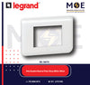 Legrand Vela Quadra Neutral Plate Shiny White 3module | 011685641