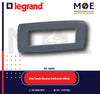 Legrand Vela Tonda Neutral Cover Plate Black/ Dark Gray/ Anthracite 6module | 011685817