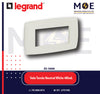 Legrand Vela Tonda Neutral Cover Plate White 4module | 011685602