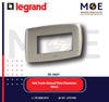 Legrand Vela Tonda Stained Plate Aluminum 4module | 011685637