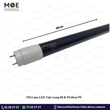 Lotus LED Tube Lamp BLB T8 60cm 9W